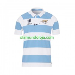 Camisola Rugby Argentina Homem Equipamento Primeiro RWC 2023 Manga Curta